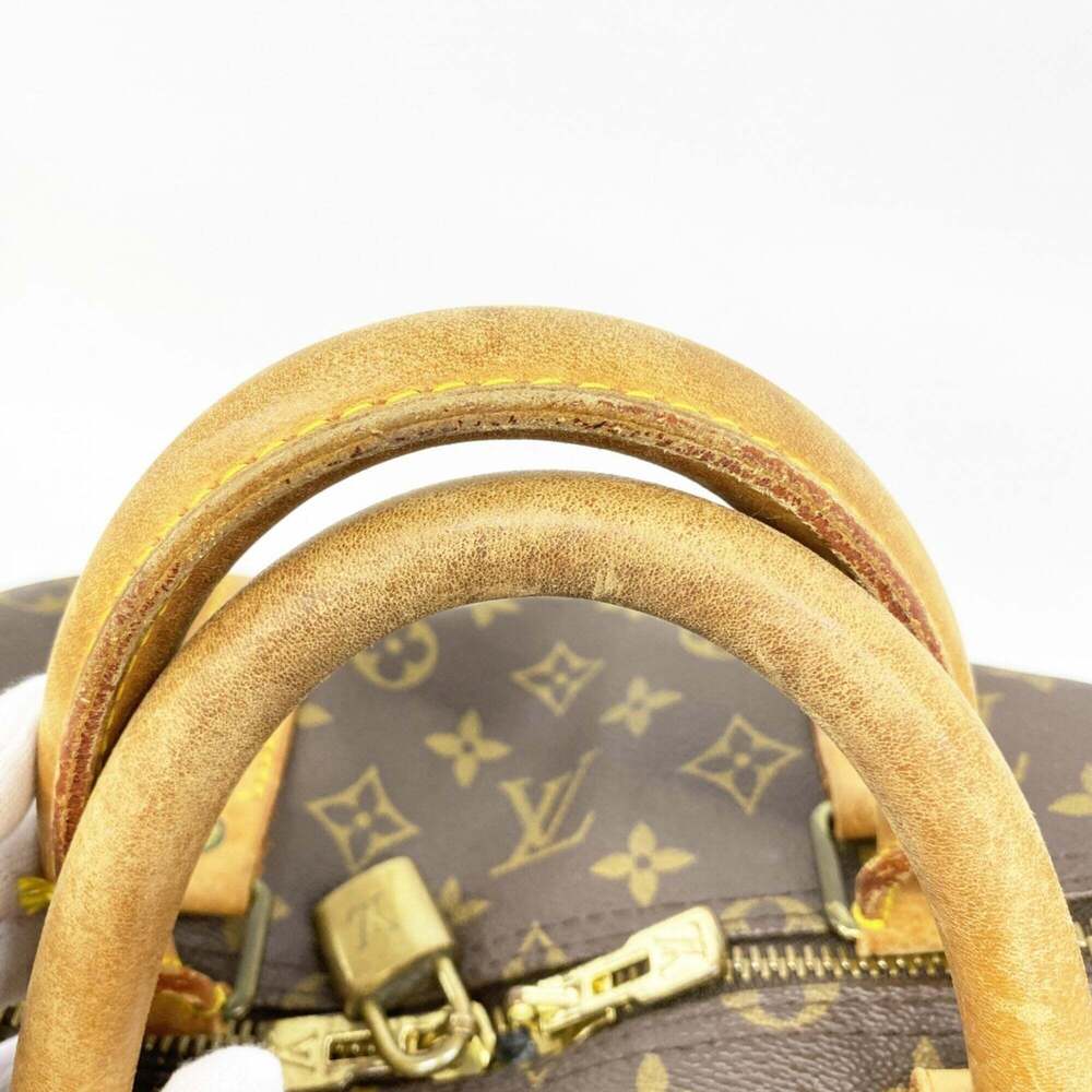 LOUIS VUITTON Brown Monogram Keepall 55 Boston Bag - Picture 12 of 13